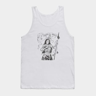 St Joan of Arc Am Not Afraid I Was Born Do This Saint Tank Top